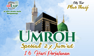 jual Paket Umroh 16 Hari Perjalanan di area banyuwangi