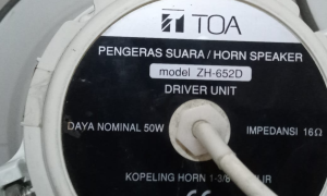 Foto Spesifikasi Speaker